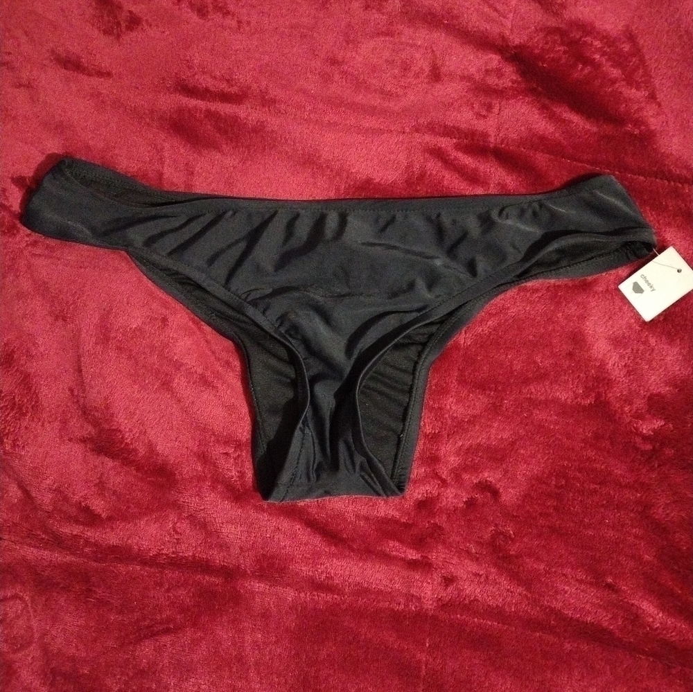 MOSSIMO Black Cheeky Bikini Bottom